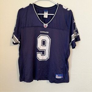Reebok NFL Blue Mesh Jersey Kid’s XL Tony Romo #9